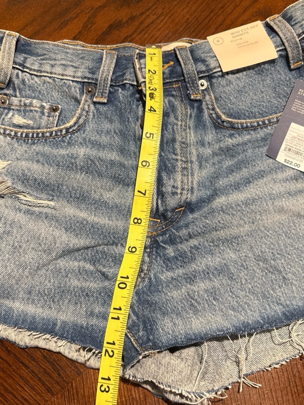 Universal Thread Light Blue Distressed Denim Cutoff Shorts